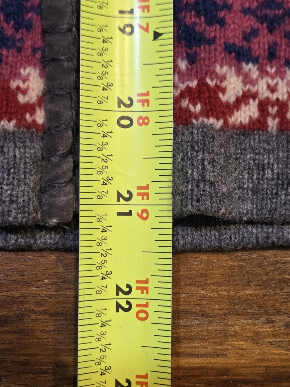 Vintage 90s Laura Ashley 100% Lambswool Cardigan Fair Isle Pattern SZ XL Cottege - Picture 4 of 6